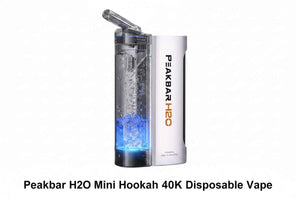 Peakbar H2O Mini Hookah 40K Disposable Vape