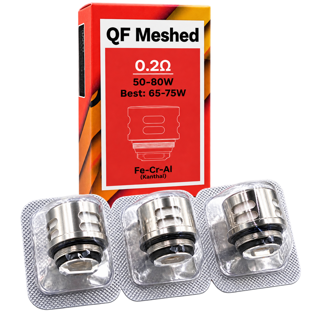 Vaporesso QF Meshed Coil 0.2Ω | SKRR Replacement Coil (EOR)