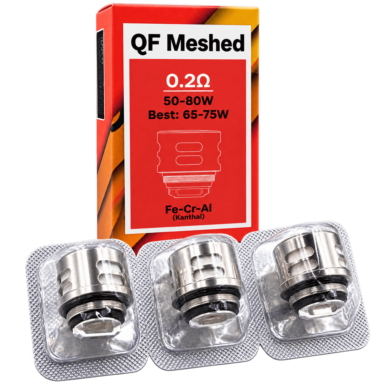 Vaporesso QF Meshed Coil 0.2Ω | SKRR Replacement Coil (EOR)