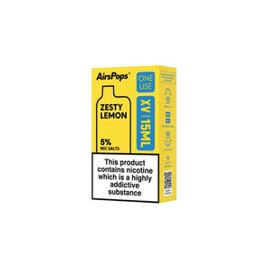 AirsPops One Use 15ml - Coffee and Vape Shop South Africa