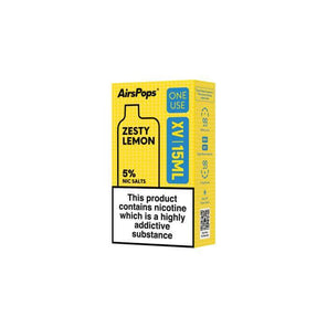 Airscream AirsPops ONE USE 15ml 5% Nic Disposable Vape - Coffee and Vape Shop South Africa