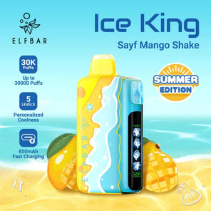 Elf Bar Ice King 25000 Puffs LCD Display Disposable Vape - Coffee and Vape Shop South Africa