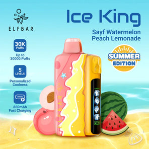 Elf Bar Ice King 25000 Puffs LCD Display Disposable Vape - Coffee and Vape Shop South Africa