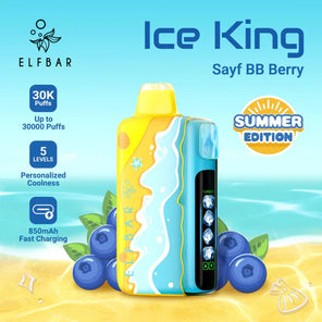 Elf Bar Ice King 25000 Puffs LCD Display Disposable Vape - Coffee and Vape Shop South Africa