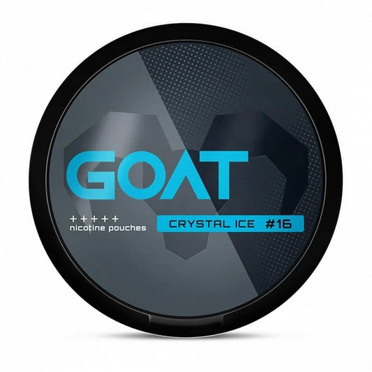 GOAT Crystal Ice #16 nicotine pouches 11.5mg per pouch