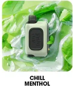 Insta Bar 20K Puffs disposable vape with lime-green fruity flavor background