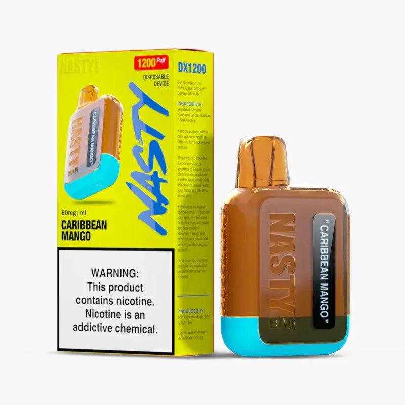 Nasty Bar DX1.2K Caribbean Mango Disposable Vape 50mg