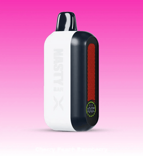 Nasty Bar X 14000 disposable vape in white and black – sleek dual-tone vape design