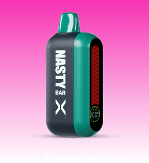 Nasty Bar X 14000 disposable vape in black and white color – smooth finish compact vape