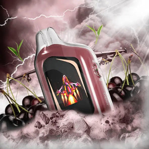 Velocity 25K Puffs disposable vape with tropical dark brown visuals