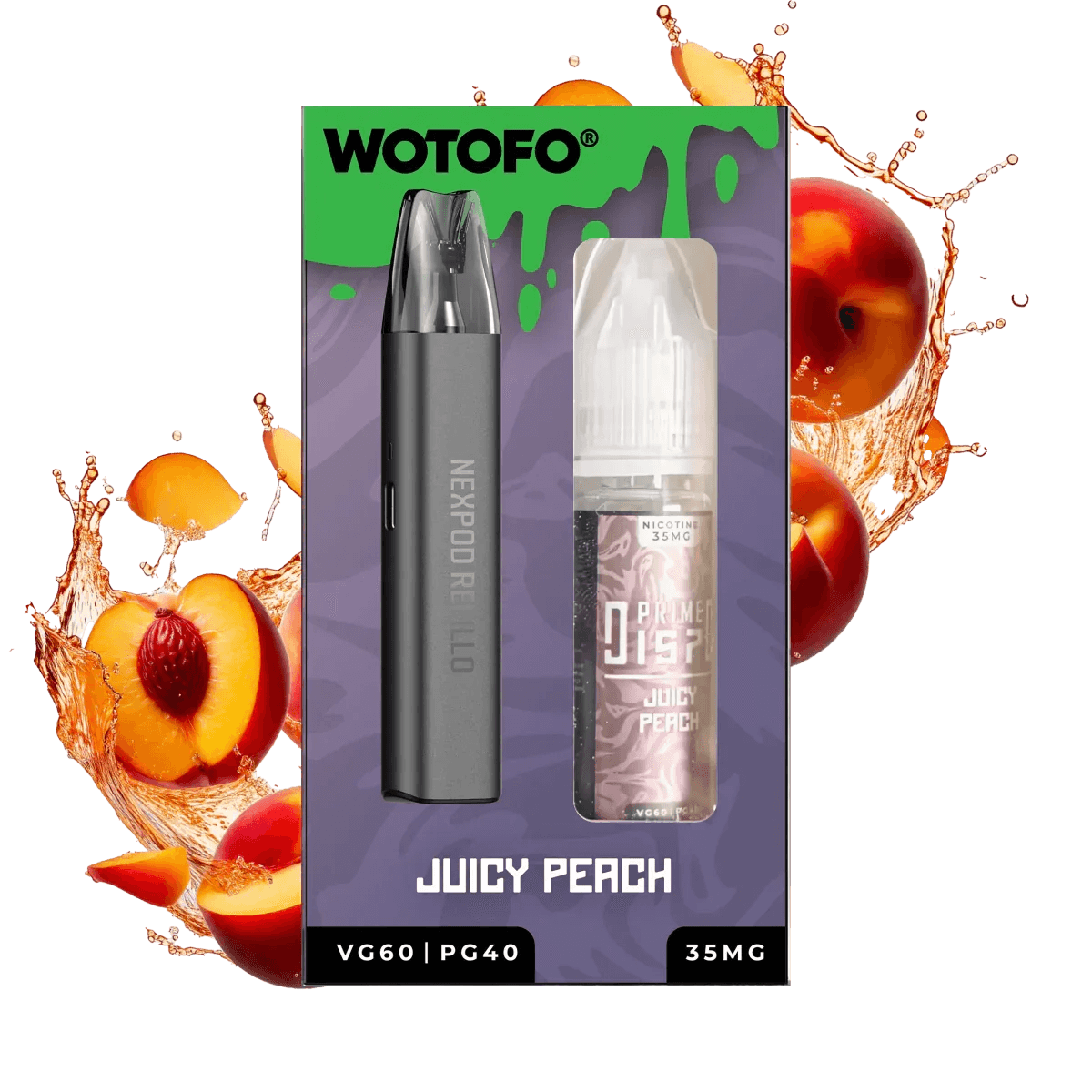 Wotofo nexPOD Refillo Kit 1000mAh + 15ml Prime Dispo Juice - Coffee and Vape Shop South Africa