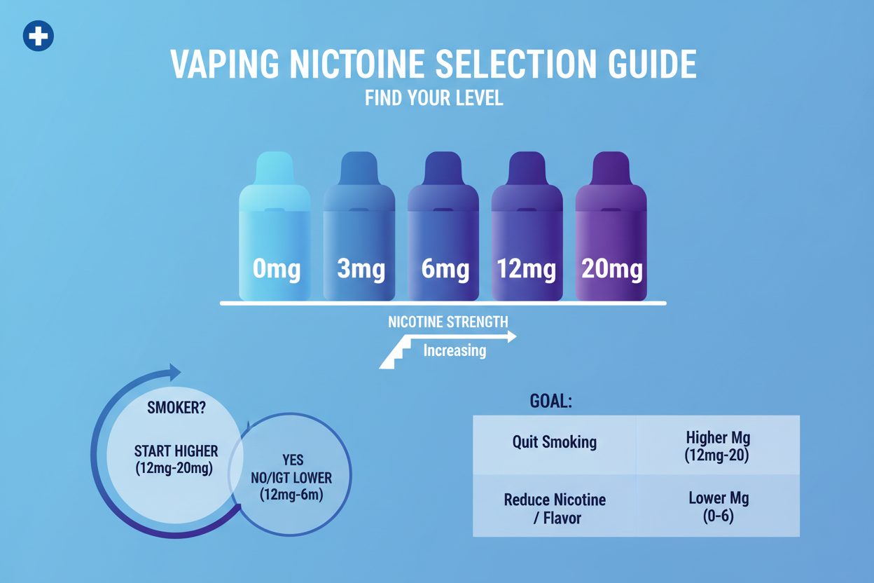 How to Choose the Right Nicotine Strength - Complete Guide 2026 - Coffee and Vape Shop South Africa