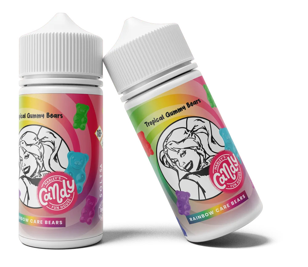 Harley's Candy Fun House Rainbow Care Bears 120ml Freebase Longfill