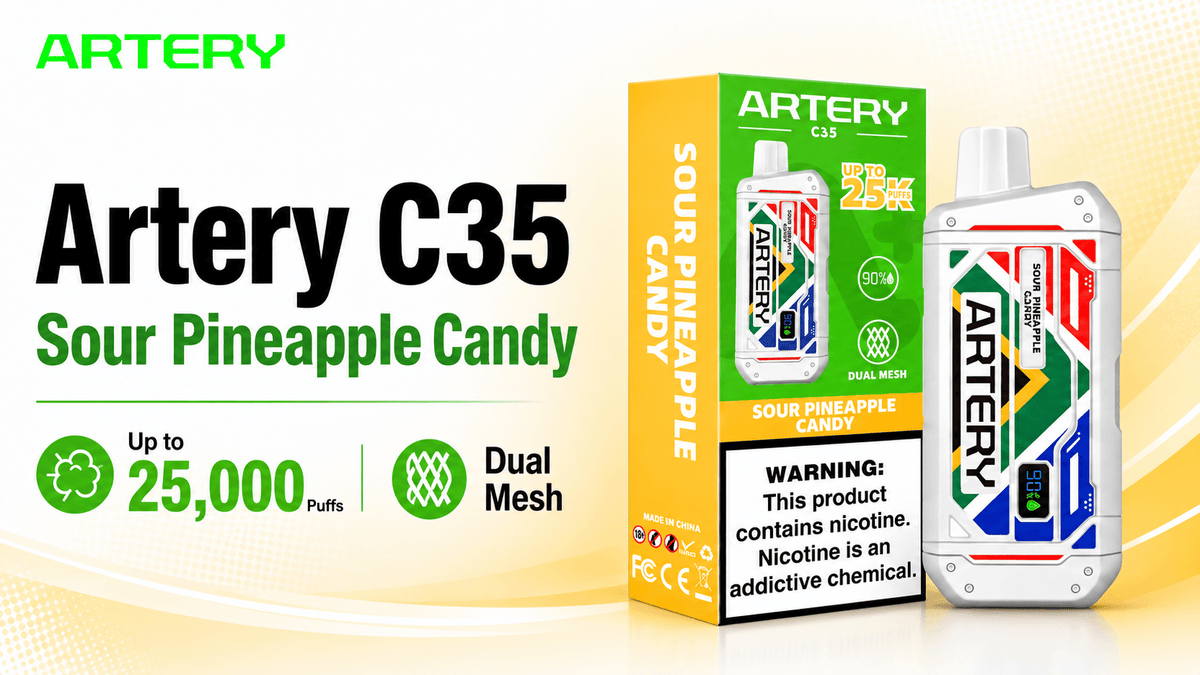 ARTERY Blade 25K Disposable Vape - 25,000 Puffs | Dual Mesh | 5% Nicotine