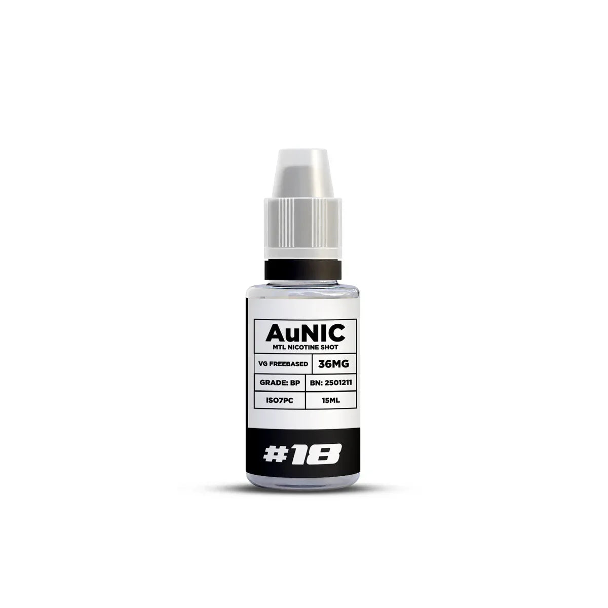 Vape King AuNic 36MG Freebase Nicotine Shot 10ML - Coffee and Vape Shop South Africa