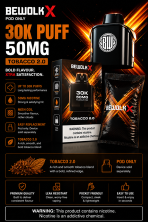 Bewolk X Pod System - 30k - Pod Only