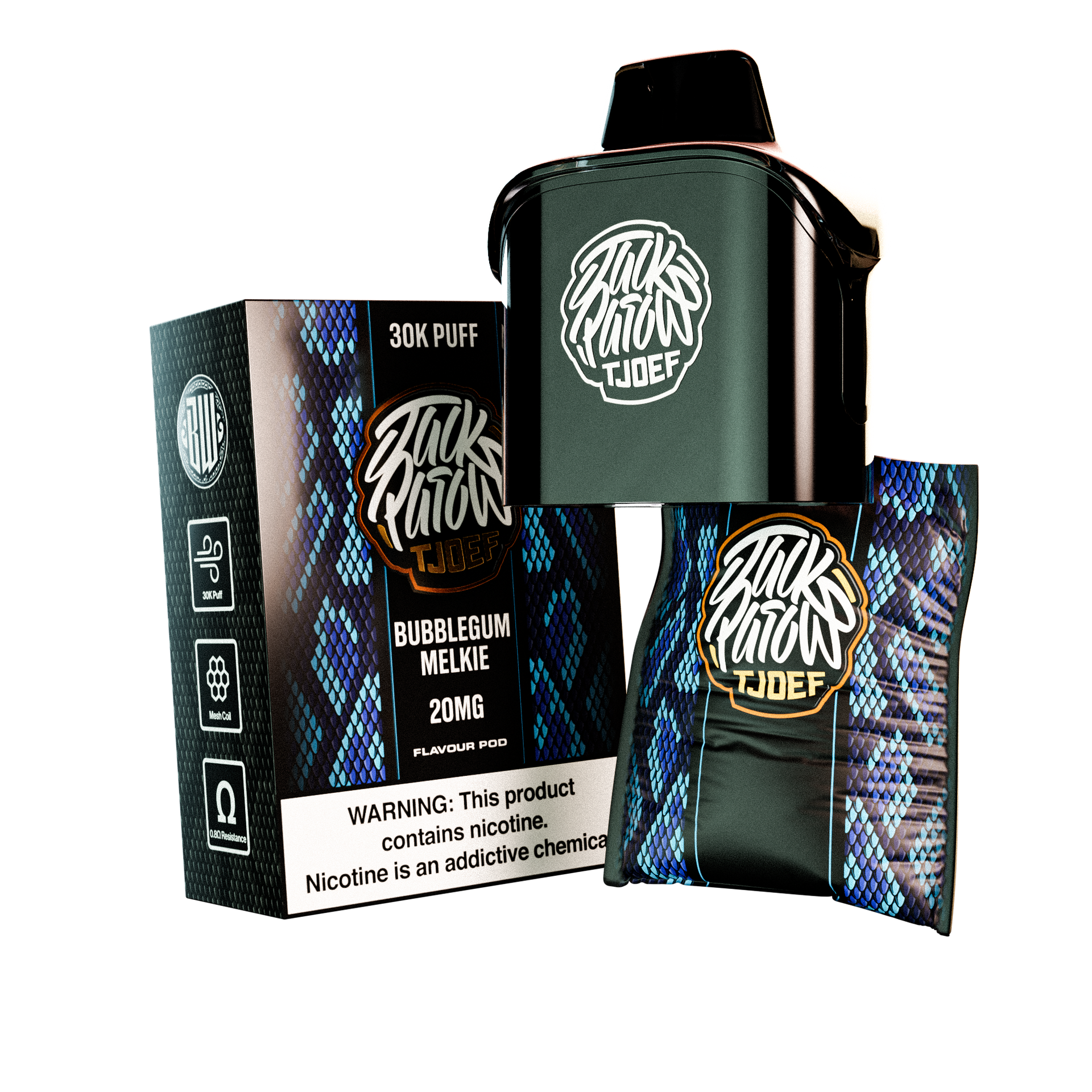 Jack Parow Tjoef 12K Replacement Pod | Pod Only | 50MG