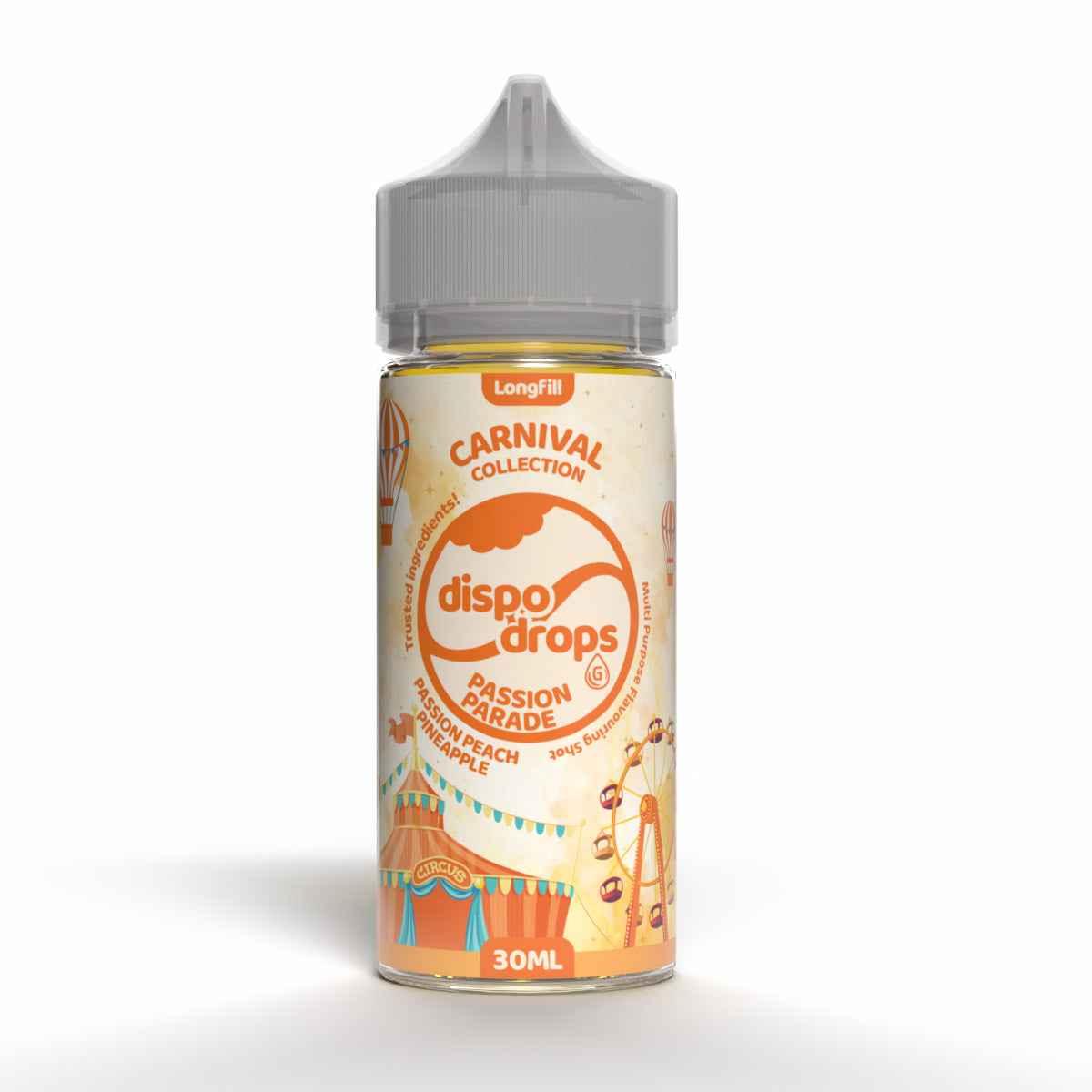 Dispo Drops Carnival Longfilll Freebase 30ml in 120ml Bottle