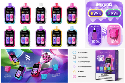 Rifbar Mixpro 40K Disposable Vape