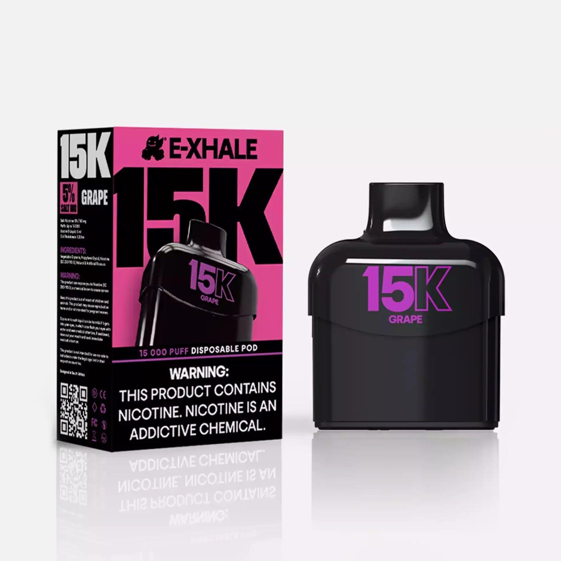 exhale disposable vape E-Xhale 15K Pods | 15,000 Puffs | 50mg Salt Nic Lost Mary MT15000 Turbo Excise Tax Variant:Santa (Orange & Lemon)