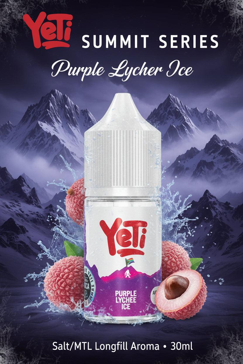 Yeti Summit Series Salt/MTL Longfill Aroma bottle on a white background