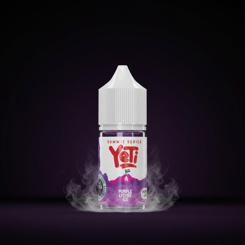 Yeti Summit Series Salt/MTL Longfill Aroma bottle on a white background