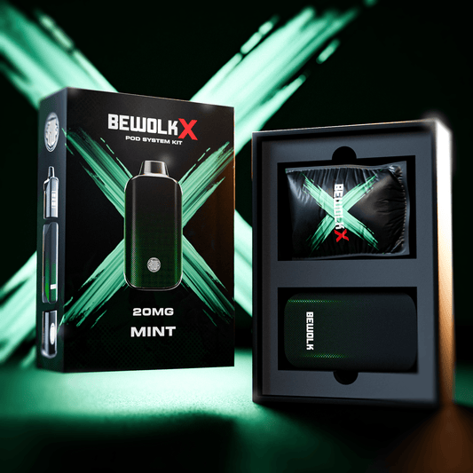 Bewolk X Pod System Kit – Mint | 20MG / 50MG