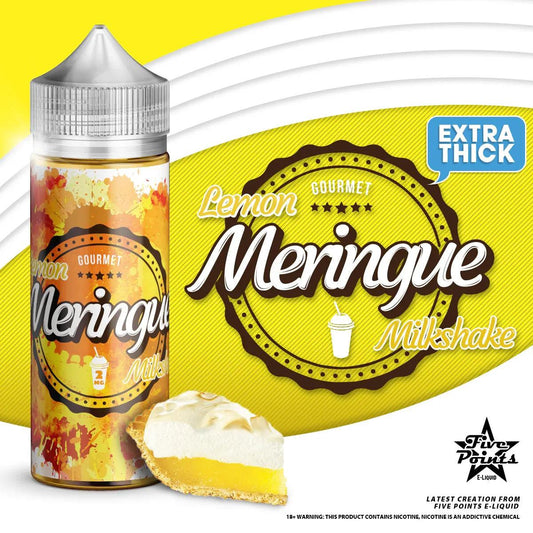 Five Points Lemon Meringue Milkshake 2mg E-Liquid - Coffee and Vape Shop South Africa
