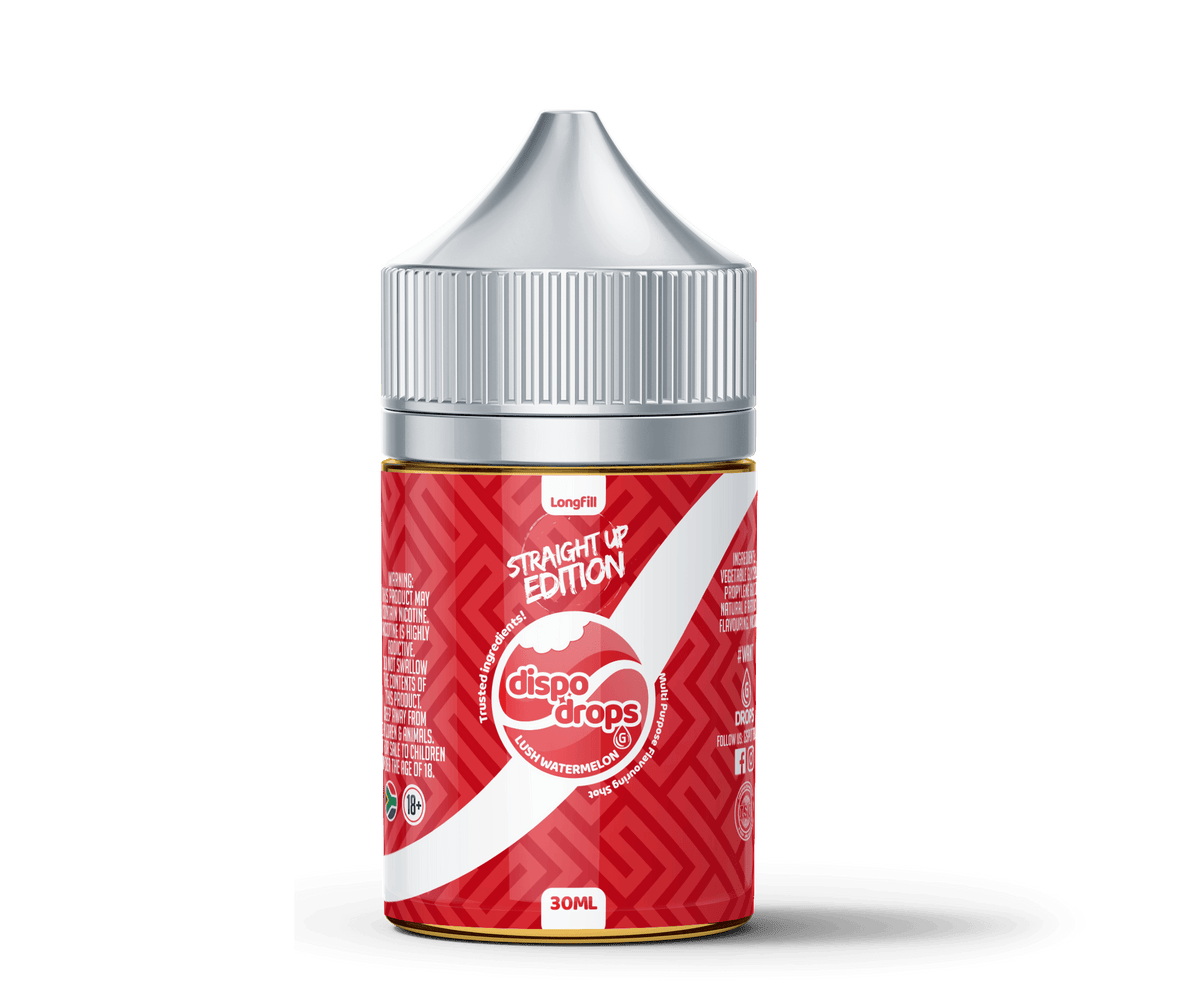 Dispo Drops Straight Up 60ml Longfill | Nic Salt Sold Separately