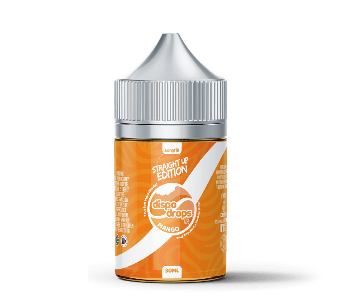 Dispo Drops Straight Up 30ml Flavour Shot | Nic Salt Sold Separately