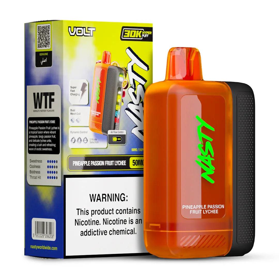 Nasty Volt 30K Pineapple Passion Fruit Lychee Disposable Vape 50mg