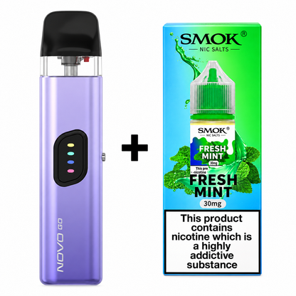 SMOK Novo GO Pod Kit + SMOK Nic Salt E-Liquid 30ml Combo Deal | R320