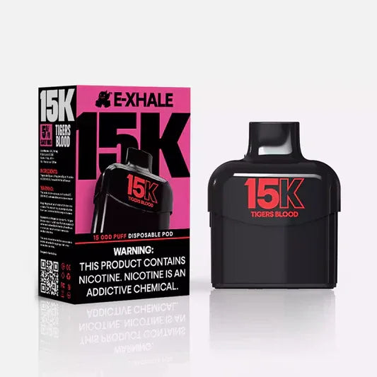 E-Xhale 15K Disposable Pods | 15,000 Puffs | 5% Salt Nic | SA  Coffee and  Vape Shop South Africa