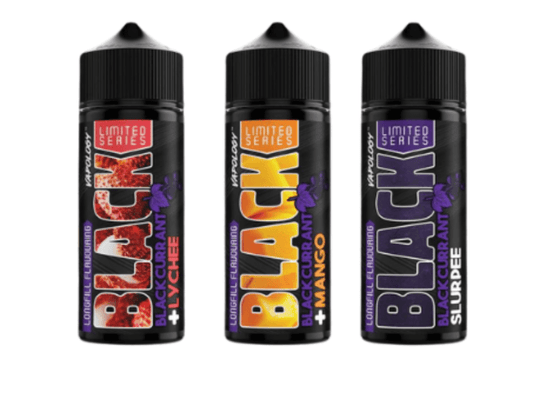 Vapology Black 60ml Longfill Flavour