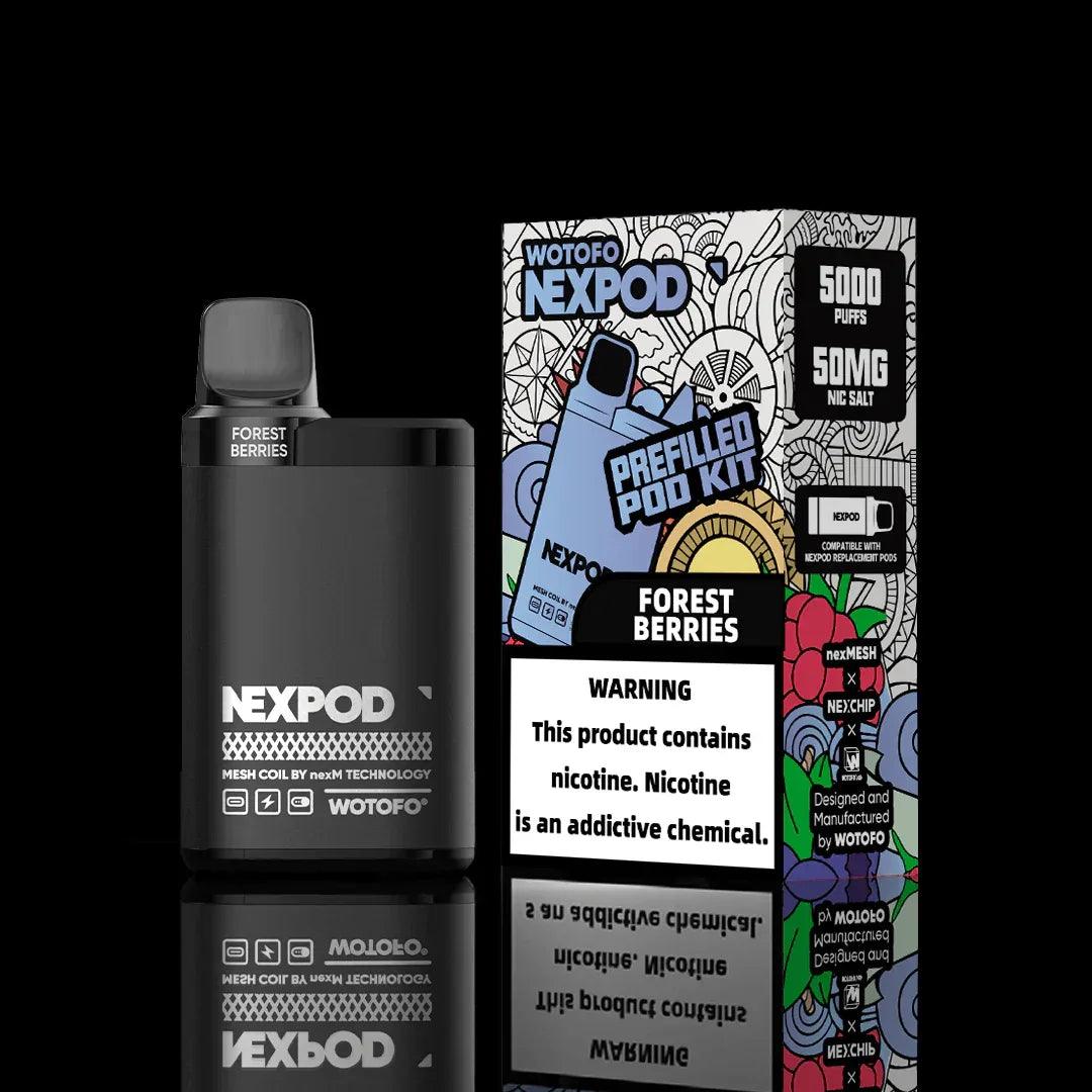 Wotofo nexPOD 50MG 5K Kit 650mAh Rechargeable - Coffee and Vape Shop South Africa