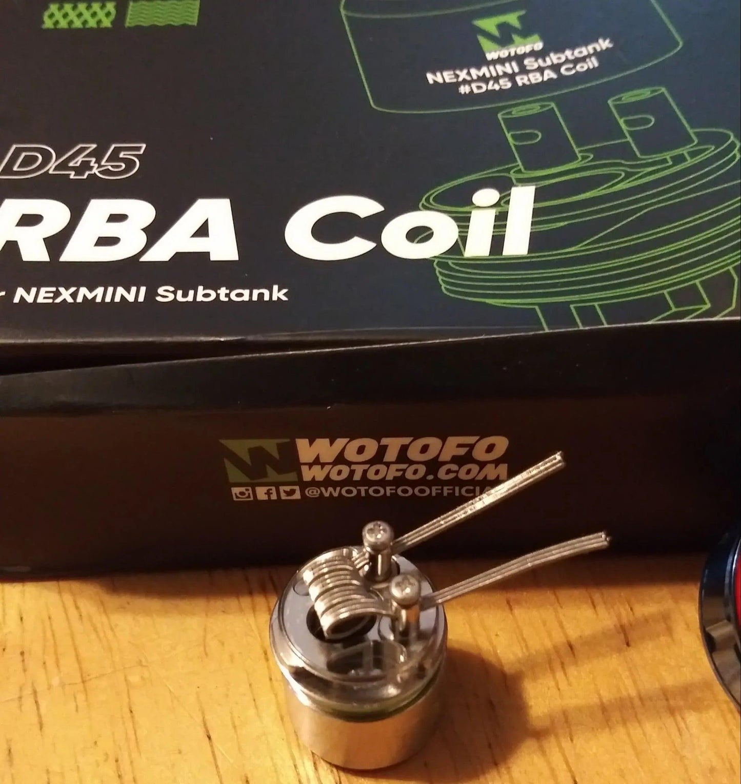 Wotofo Nex Mini Tank Coils | RBA (Mdura Kit Tanks) - Coffee and Vape Shop South Africa