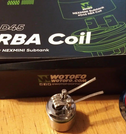 Wotofo Nex Mini Tank Coils | RBA (Mdura Kit Tanks) - Coffee and Vape Shop South Africa