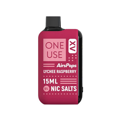 Airscream AirsPops ONE USE XV Lychee Raspberry 15ml 5% disposable vape