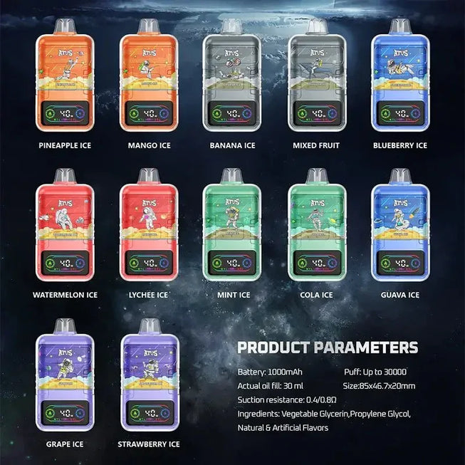 ATVS 30K Puffs Disposable Vape - Bundle Deal Available - Coffee and Vape Shop South Africa