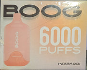 POOG 6000 Puffs disposable vape in pink – mint or cool flavor variant
