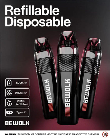 Bewolk Starter Pack - Disposable pod kit - Coffee and Vape Shop South Africa