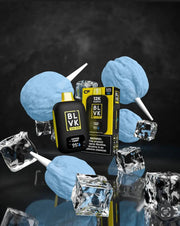 BLVK 12000 Mini disposable vape in light blue – menthol ice flavor rechargeable vape
