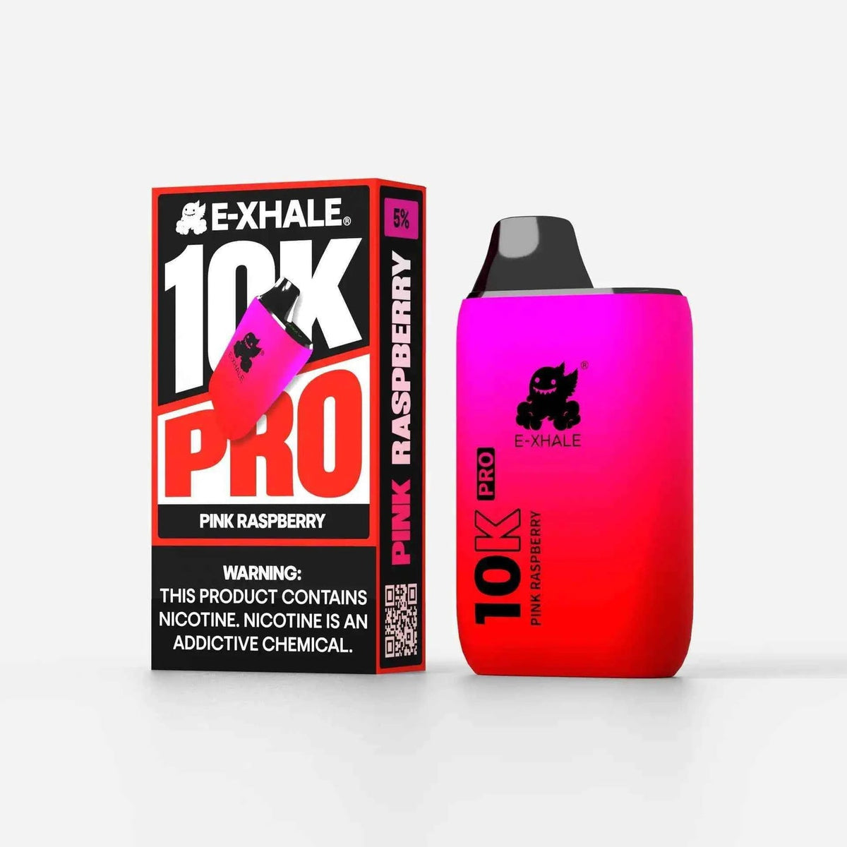 E-XHALE 10K Pro Pink Raspberry 5% rechargeable vape