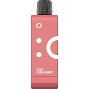 Elf Bar EW9000 Pod disposable vape in red color with black mouthpiece