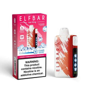 Elf Bar Ice King 25 000 disposable vape in pink color with black text on box