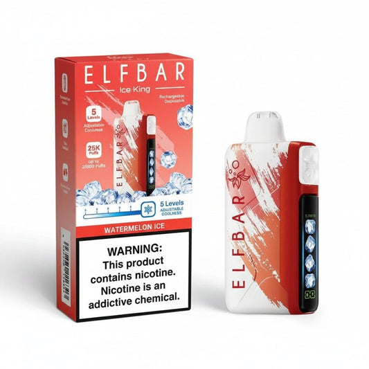 Elf Bar Ice King 25000 Puffs LCD Display Disposable Vape - Coffee and Vape Shop South Africa
