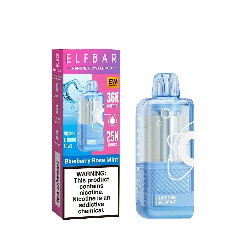 ELFBAR EW36000 Blueberry Rose Mint 50mg pod