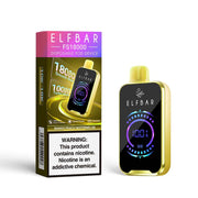 ELFBAR FS18000 Disposable Vape – Grape Ice – cool grape menthol flavor – Coffee and Vape South Africa.