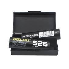 Golisi S26 18650 2600mAh 25A Rechargeable Battery - Coffee and Vape Shop South Africa