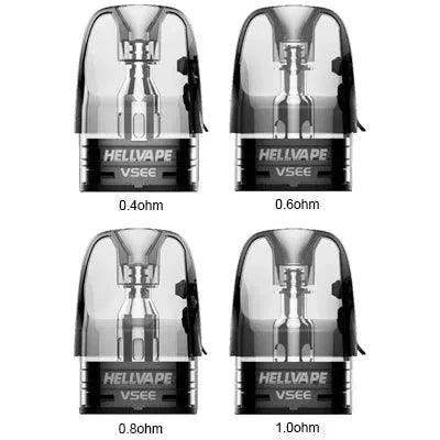 Hellvape Vsee ONE POD – 0.8Ω Replacement Pods - Coffee and Vape Shop South Africa